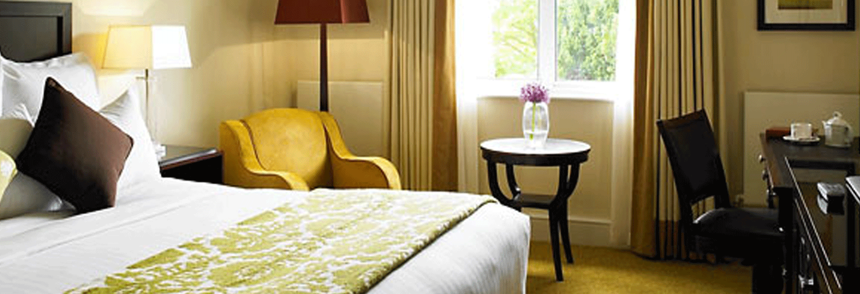 Bedroom at the Tudor Park Marriott Hotel & Country Club, Maidstone
