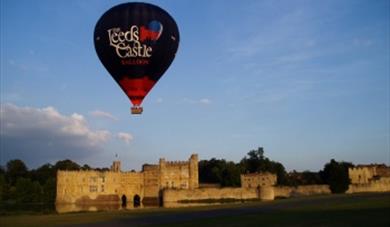 Airborne Balloon Flight  over Leeds Castle