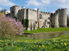 Allington Castle in Spring