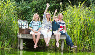 Family picnic in Mote Park