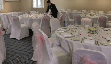 Wedding Set-Up at Holiday Inn Maidstone Sevenoaks