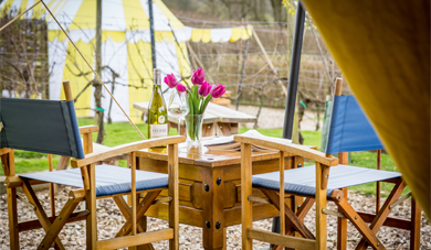 Knights Glamping at Leeds Castle