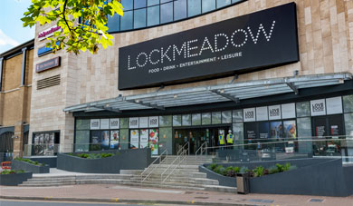 Lockmeadow Entertainment Complex, Cinema, Trampolines, mini-golf, bowling, food hall .