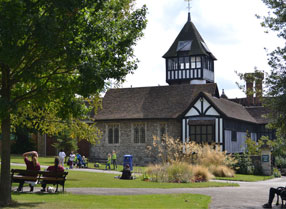 Maidstone Museumm form Brenchley Gardens