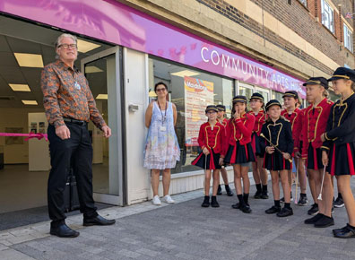 The Deputy Mayor Maidstone officially opening Creative Maidstone
