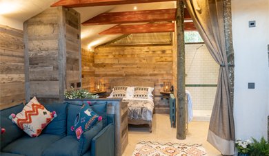 Bedroom at The Potting Shed, Langley