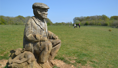 Shepherd on the North Downs