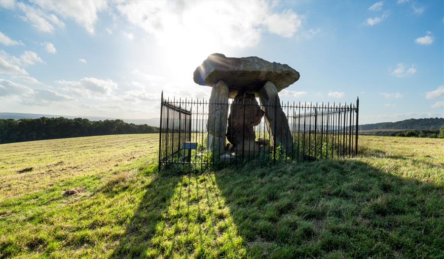 Kits Coty and Little Kits Coty Historic Site in nr Maidstone